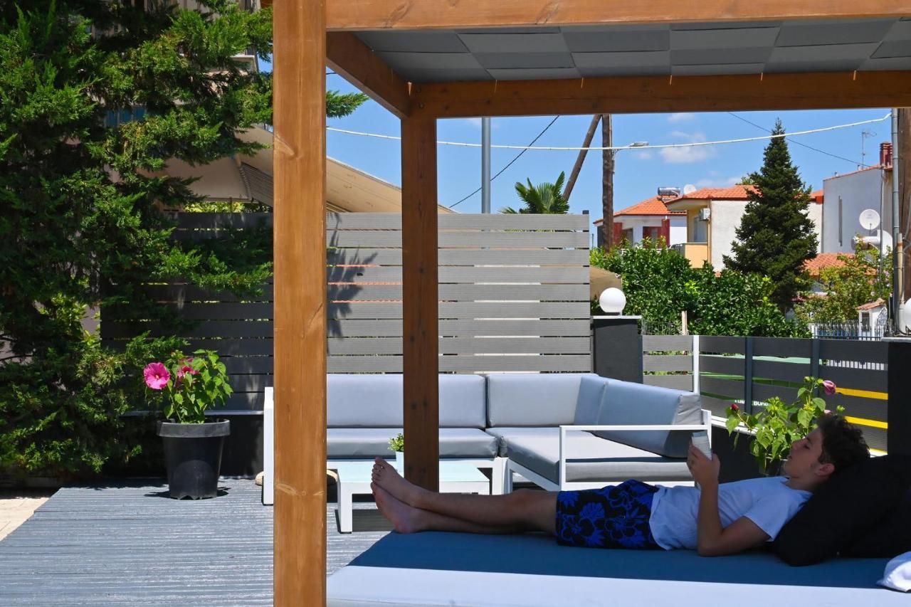 Philoxenia Suites Nea Vrasna Bagian luar foto