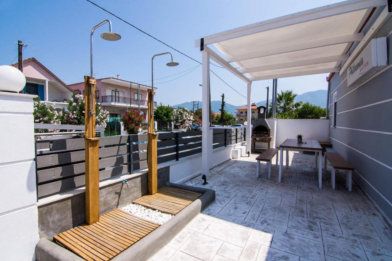 Philoxenia Suites Nea Vrasna Bagian luar foto
