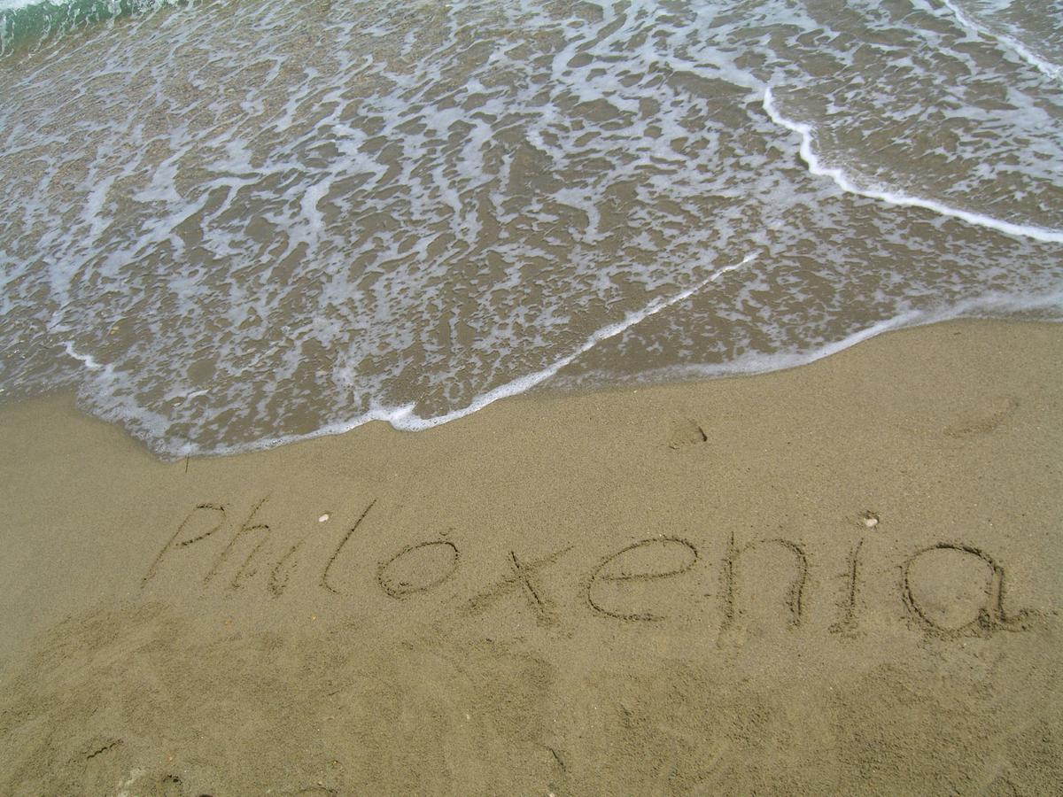 Philoxenia Suites Nea Vrasna Bagian luar foto