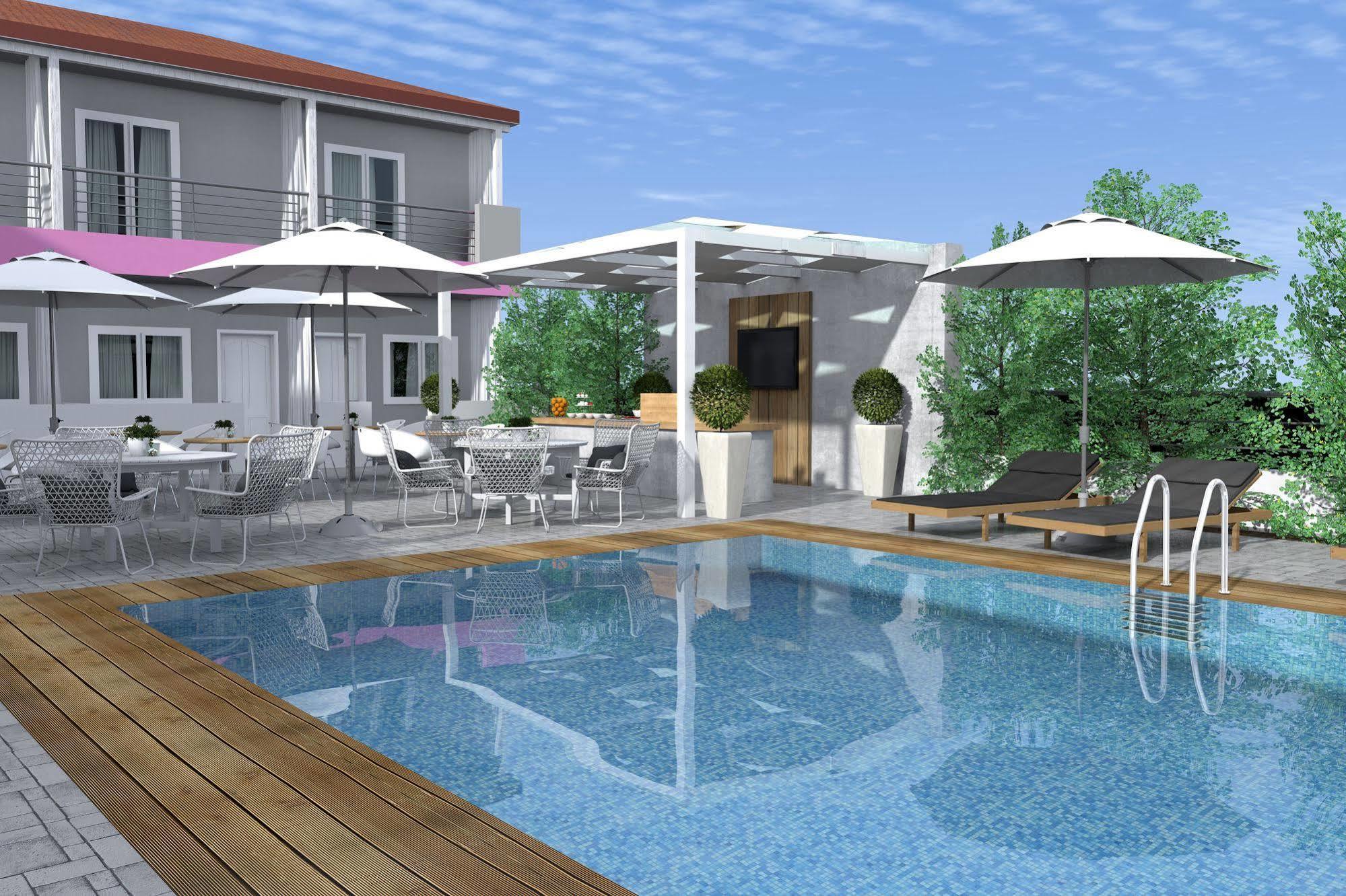 Philoxenia Suites Nea Vrasna Bagian luar foto
